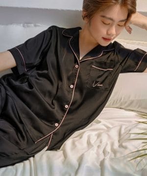 Alternative view of Pyjama Trơn Sang Trọng Lụa Mát Lạnh